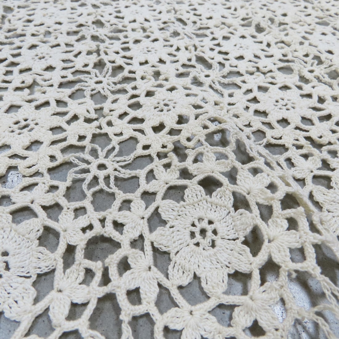 3 Antique Hand Crocheted Bed Spreads - 4