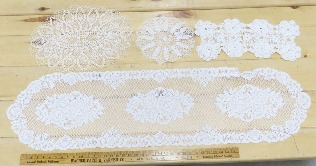 Lace & Tatting Doilies, Runners and Tablecloths - 20