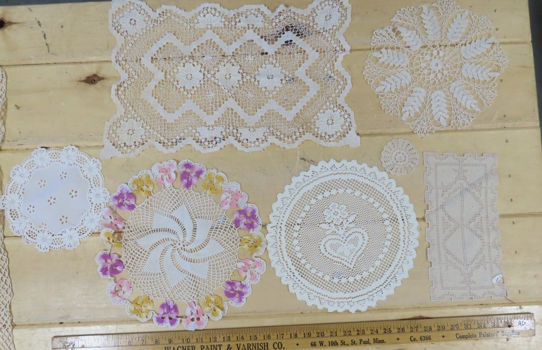 Lace & Tatting Doilies, Runners and Tablecloths - 2