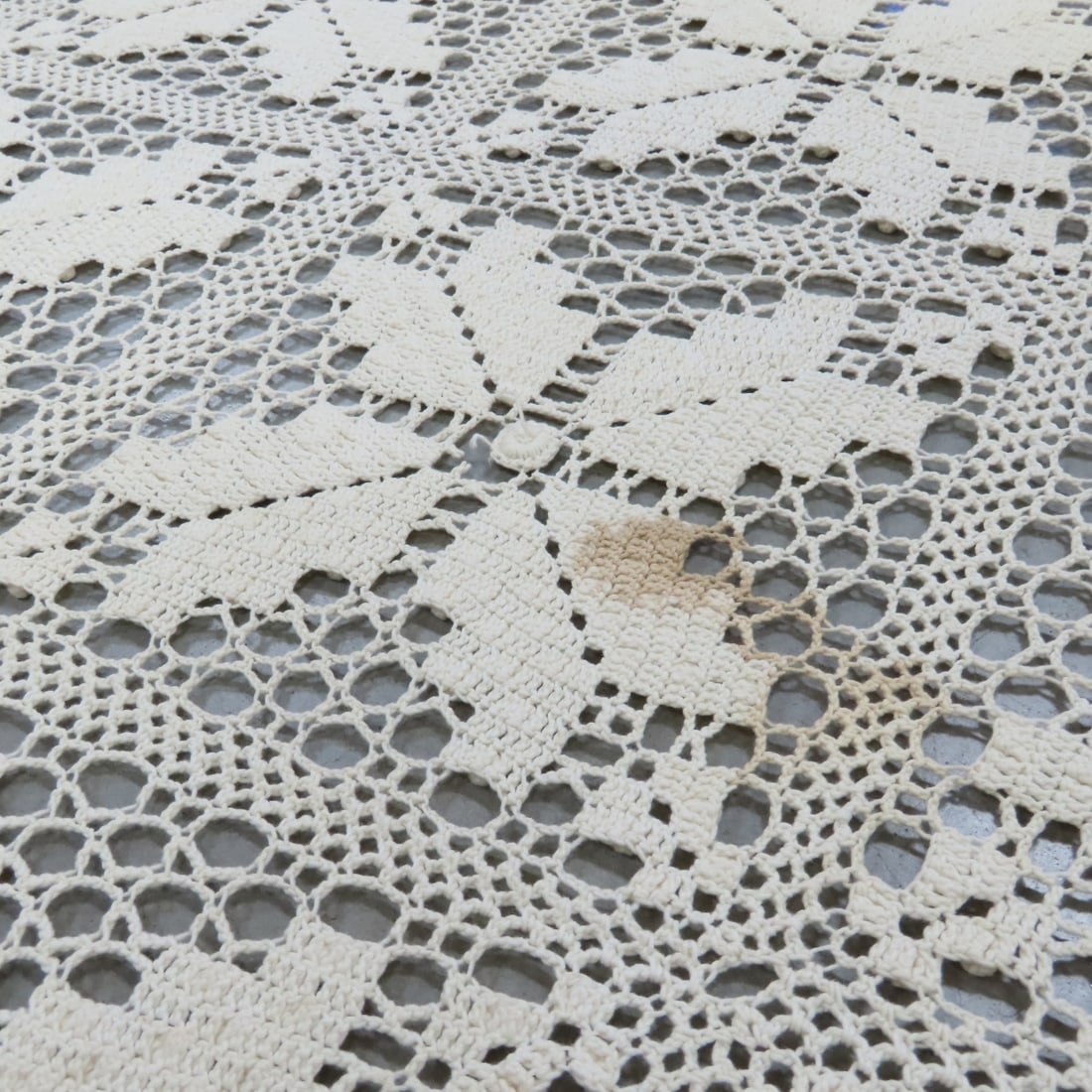 Hand Crocheted Eagle & Other Bedspread - 5