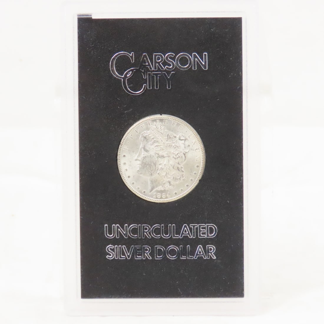 1884 CC Morgan Silver Dollar BU in GSA Case - 2