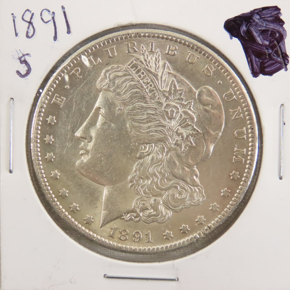 1891 S Morgan Silver Dollar (1 of 2)