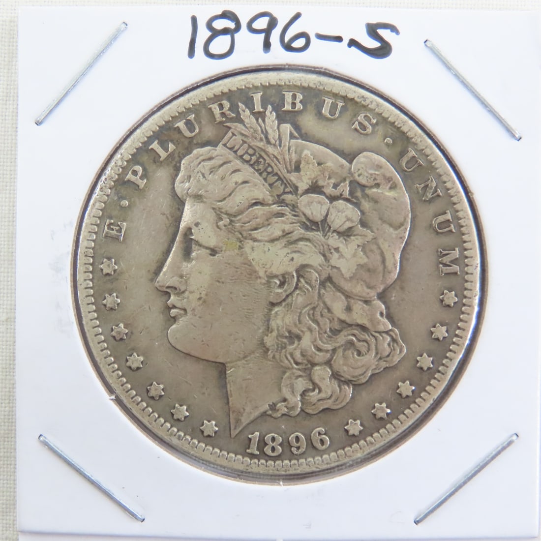1896 S Morgan Silver Dollar (1 of 2)