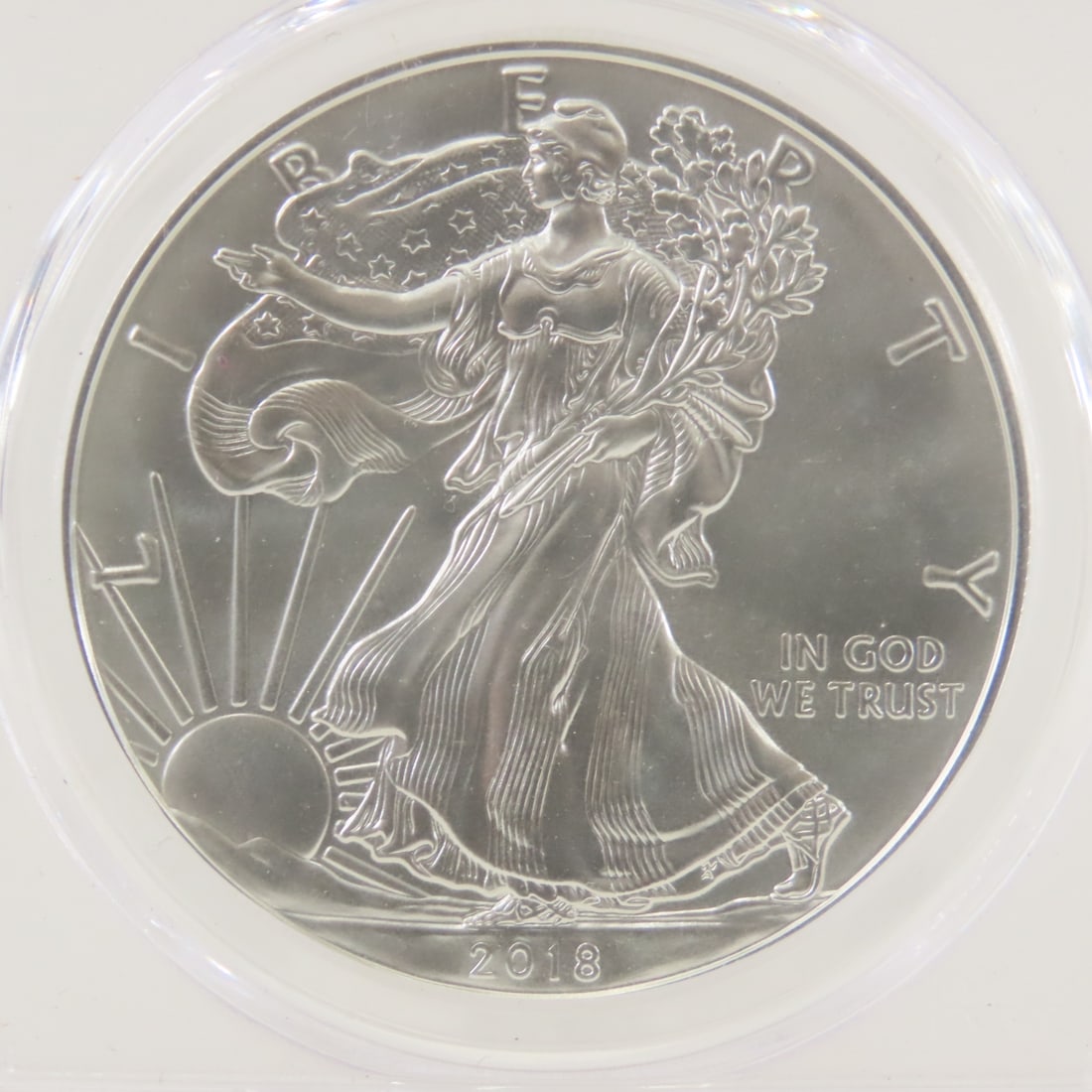 2018 American Silver Eagle PCGS Graded MS70 - 2