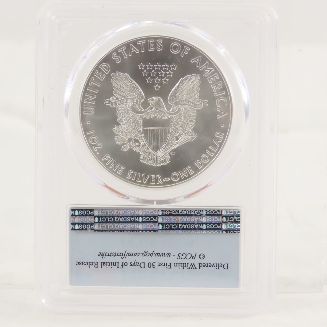2018 American Silver Eagle PCGS Graded MS70 - 3