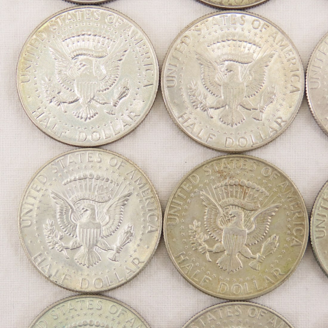 20 1965-1969 40% Silver Kennedy Half Dollars - 10