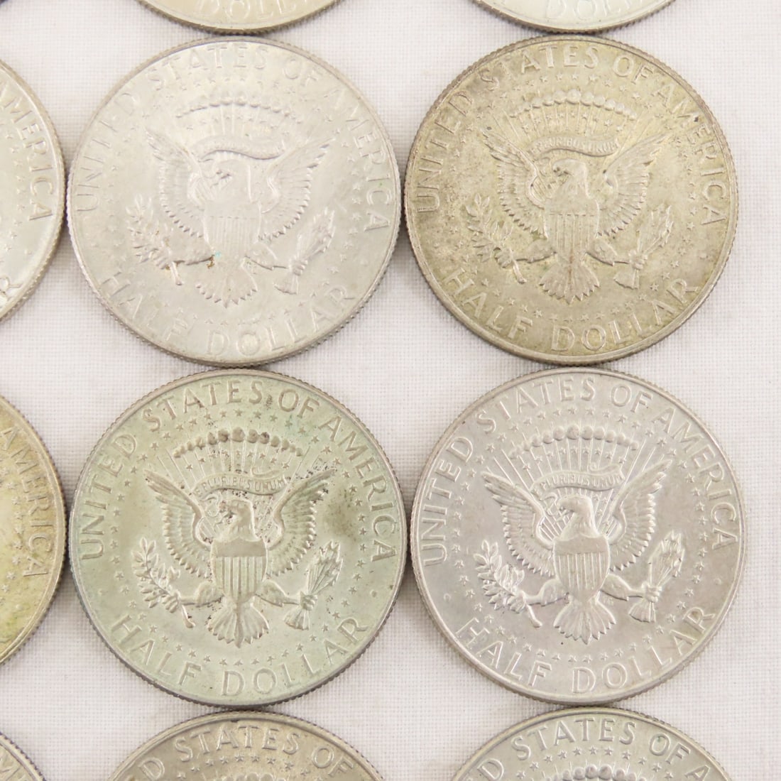 20 1965-1969 40% Silver Kennedy Half Dollars - 11