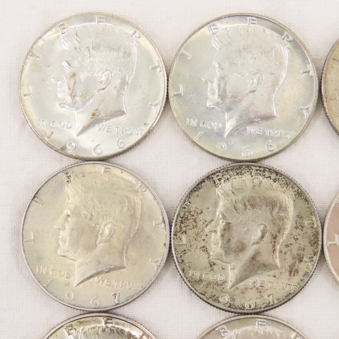 20 1965-1969 40% Silver Kennedy Half Dollars - 2