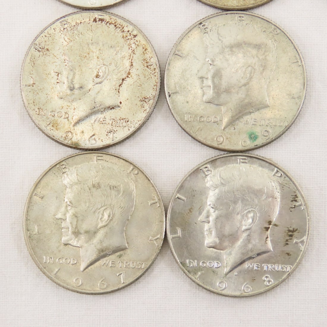 20 1965-1969 40% Silver Kennedy Half Dollars - 6