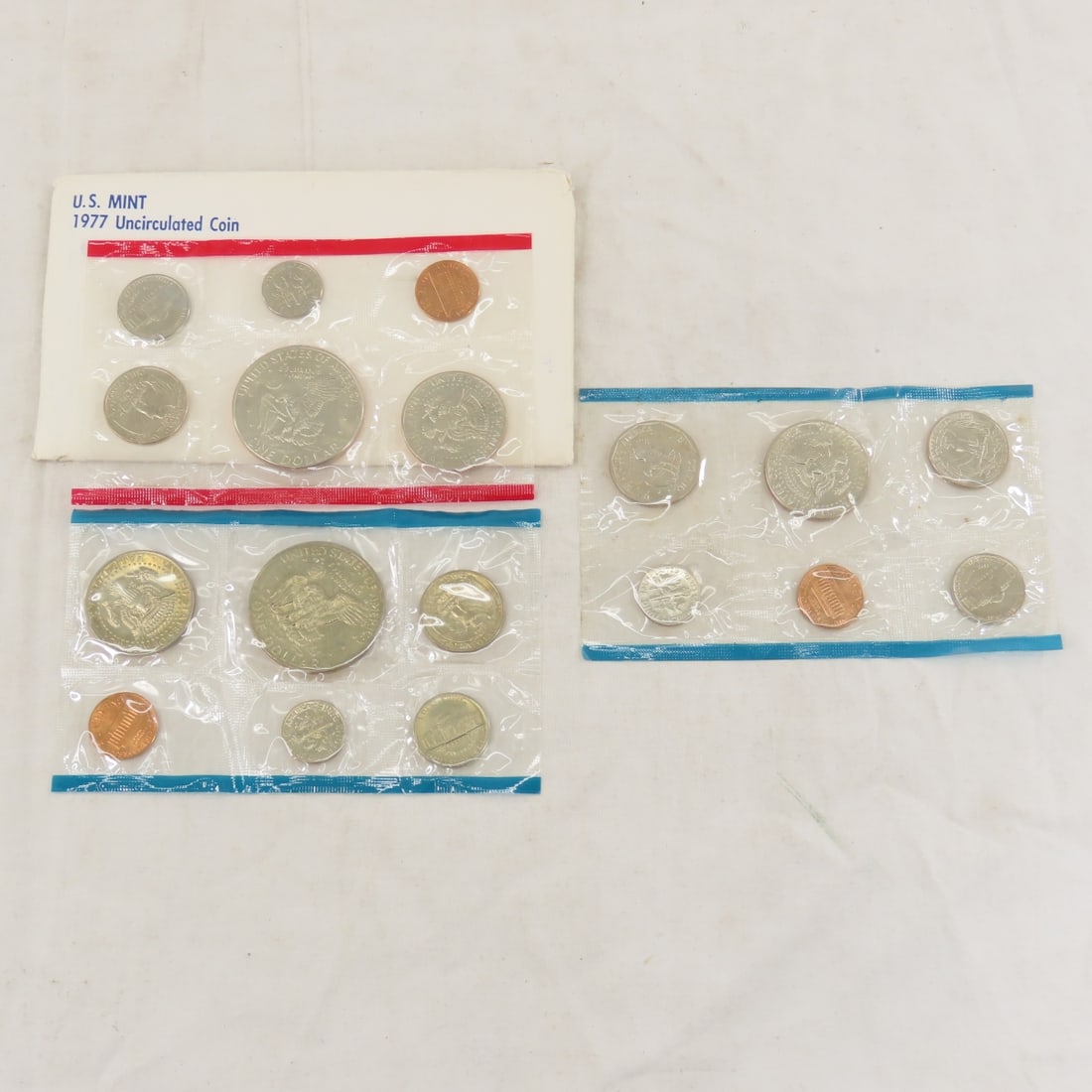 11 1970's US Mint & Proof Sets boxes & envelopes - 13