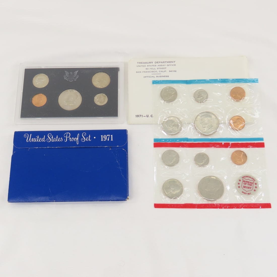 11 1970's US Mint & Proof Sets boxes & envelopes - 4