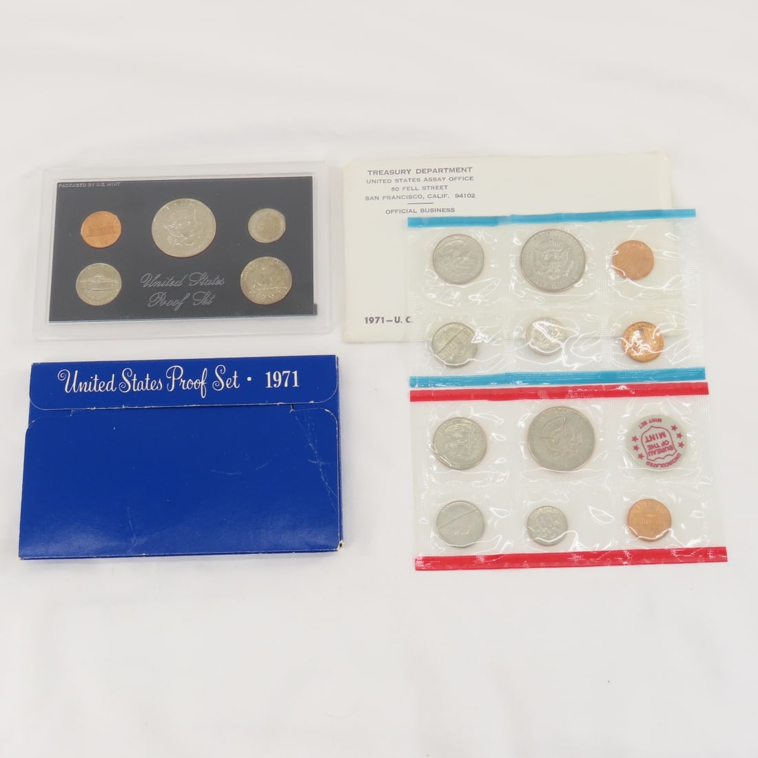 11 1970's US Mint & Proof Sets boxes & envelopes - 5