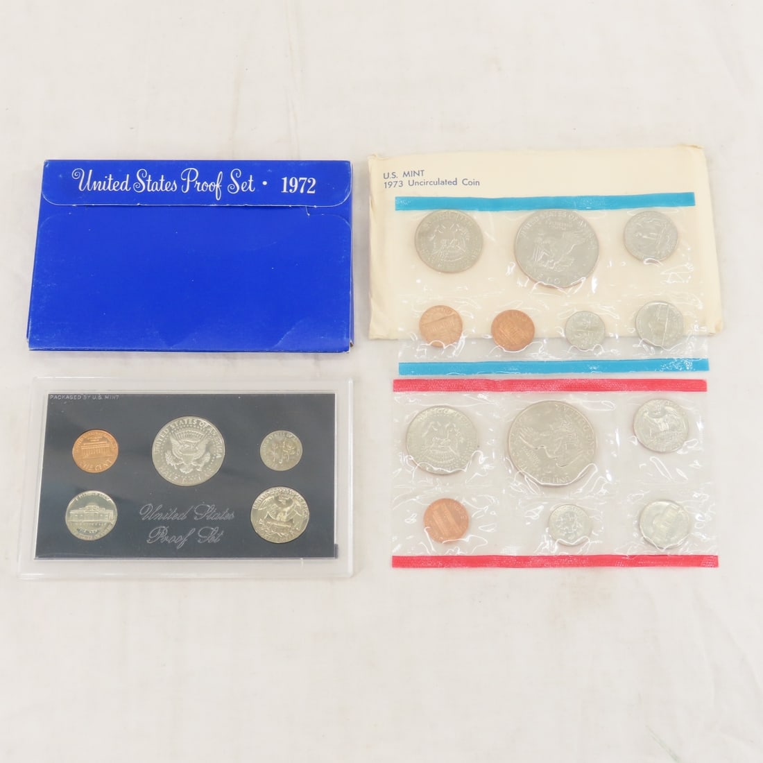 11 1970's US Mint & Proof Sets boxes & envelopes - 9