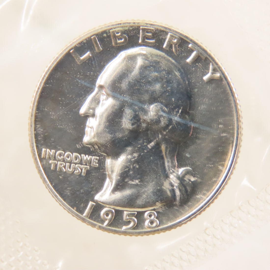 1958 US Silver Proof Set in Envelope - 4