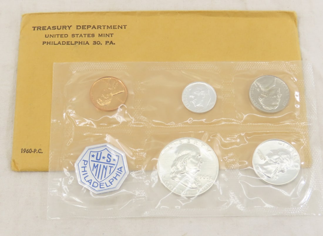 1960 US Silver Proof Set in Envelope (1 of 13)