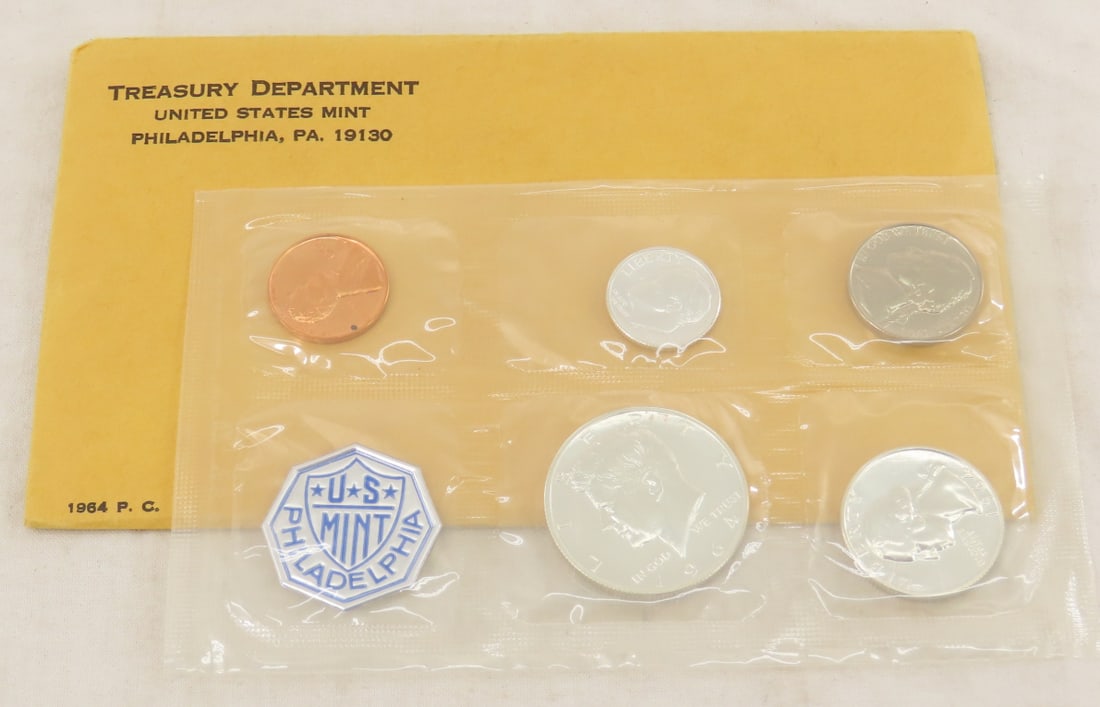 1964 US Silver Proof Set in Envelope (1 of 13)