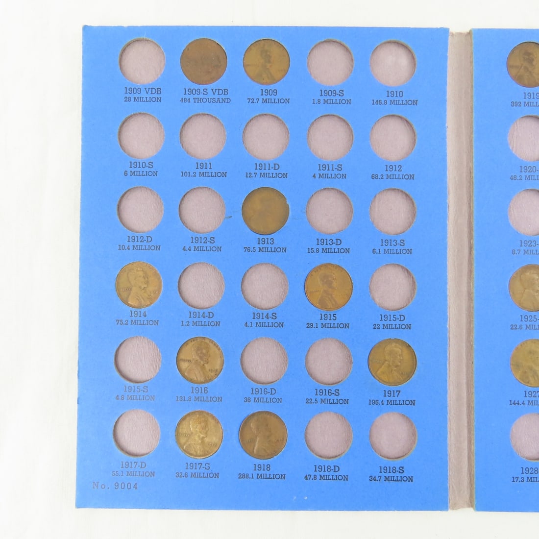 Lincoln Wheat Cent Collection in books - 3