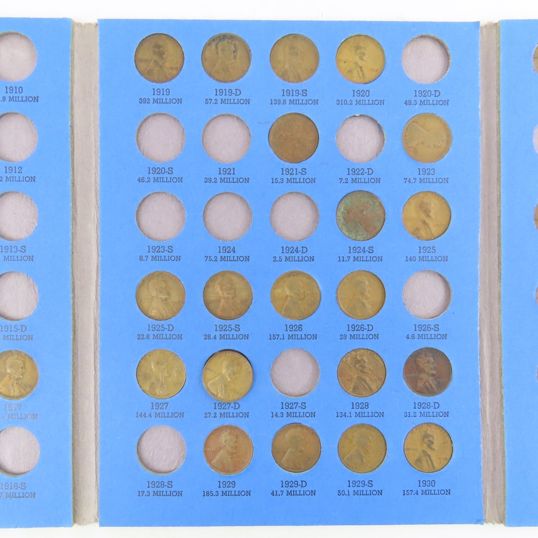 Lincoln Wheat Cent Collection in books - 4