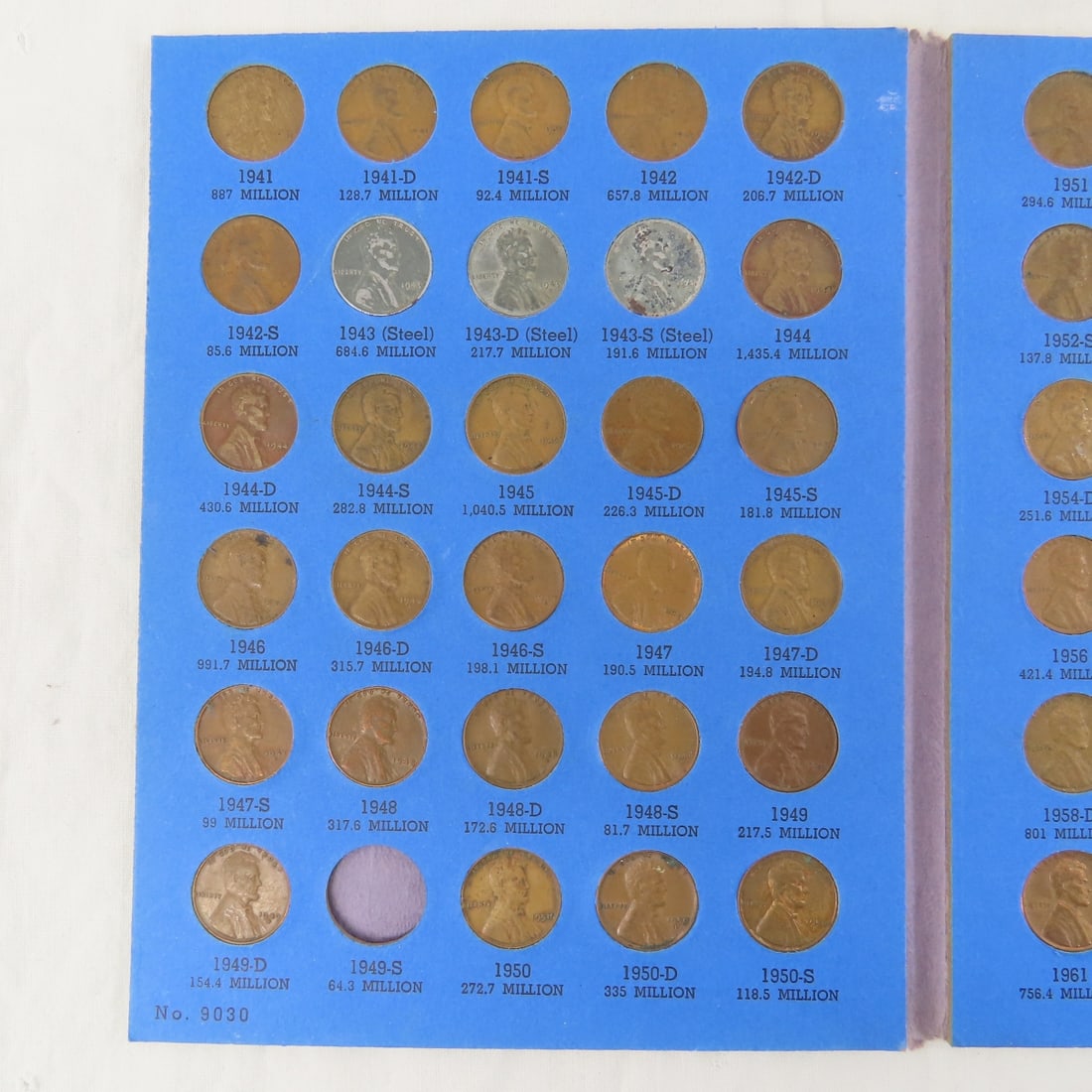 Lincoln Wheat Cent Collection in books - 7