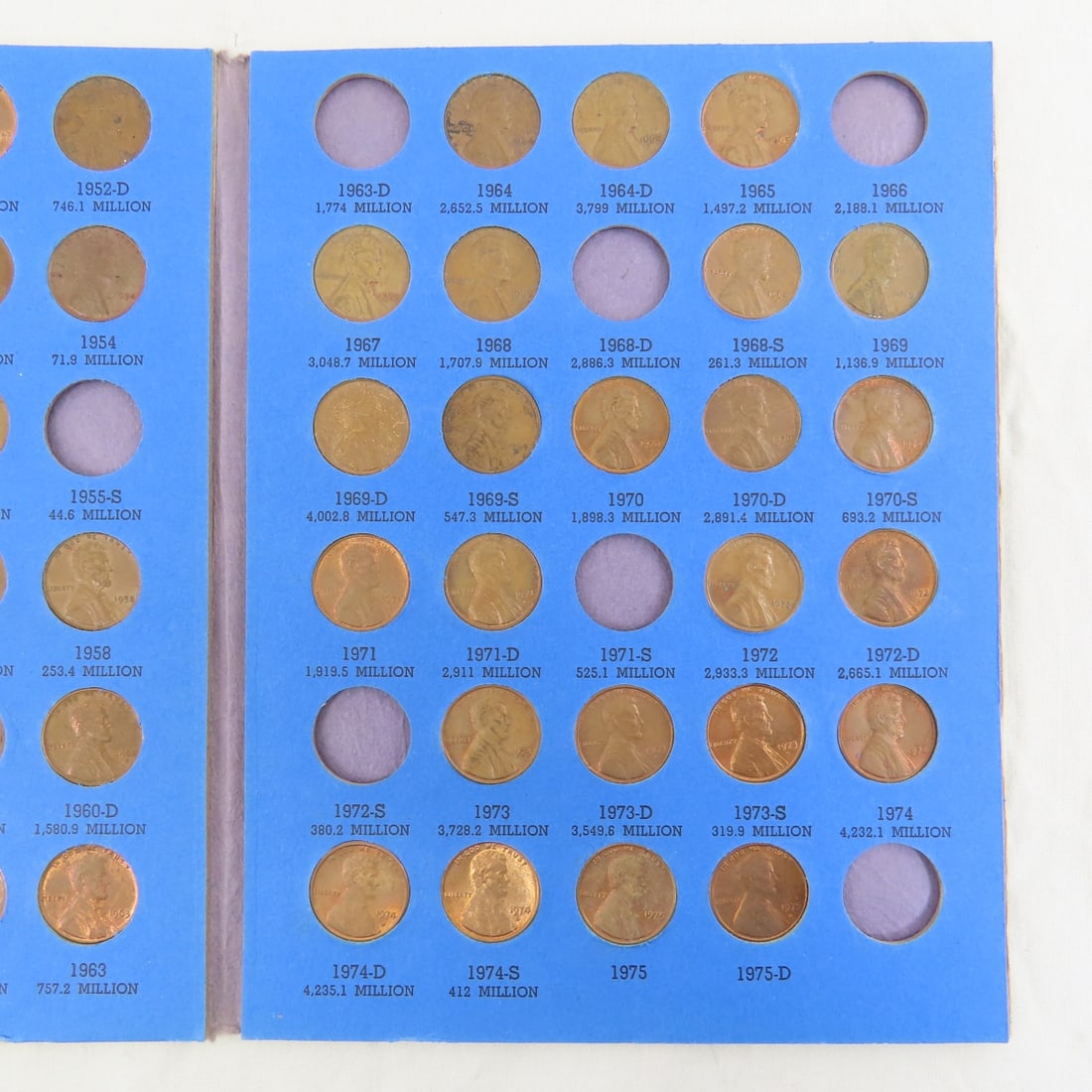 Lincoln Wheat Cent Collection in books - 9