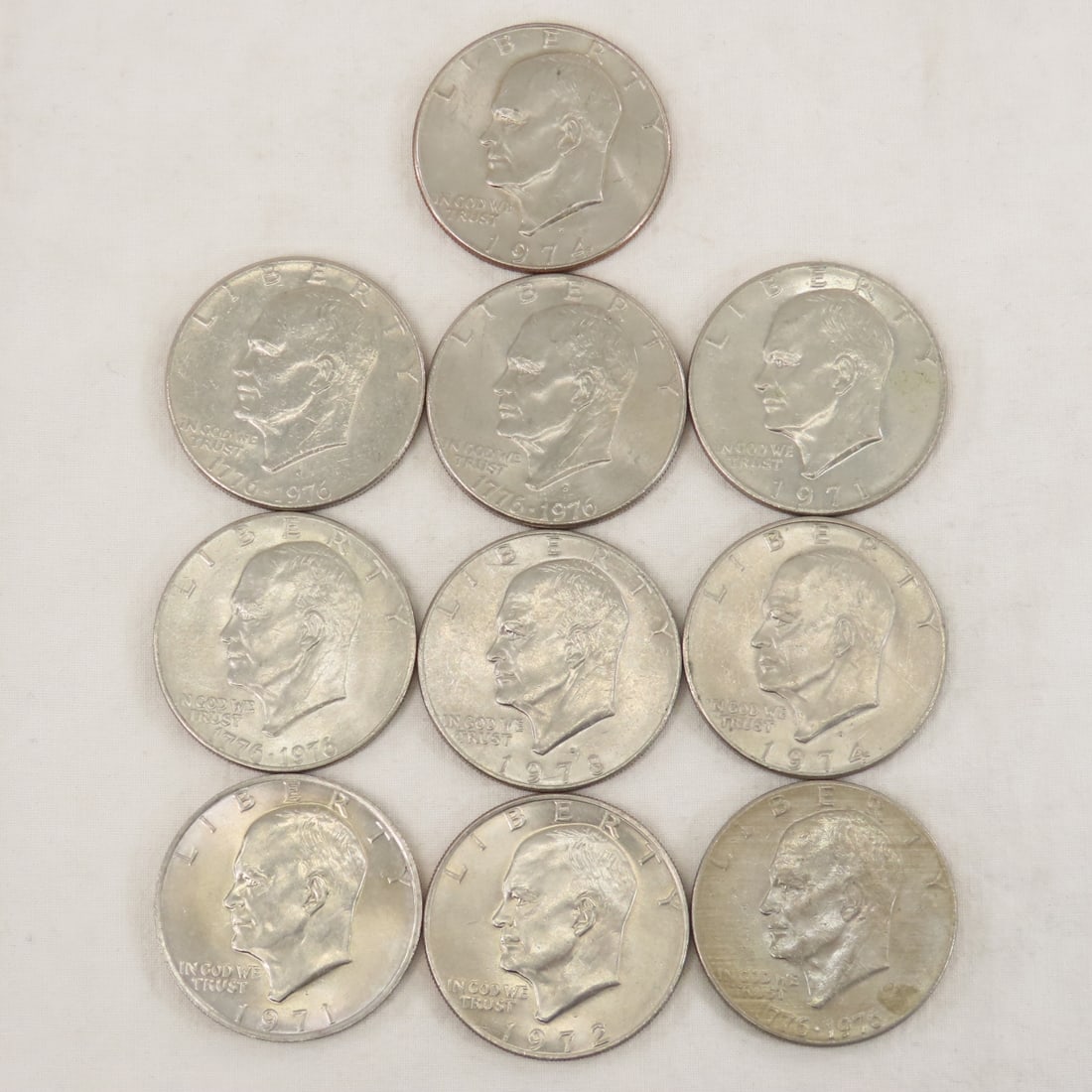 100 Mixed Date Eisenhower Dollars - 10