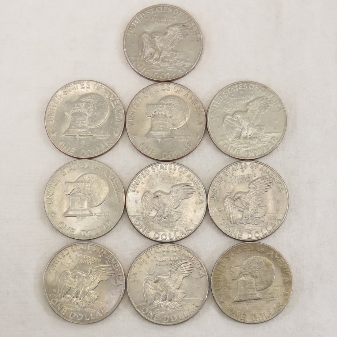 100 Mixed Date Eisenhower Dollars - 11