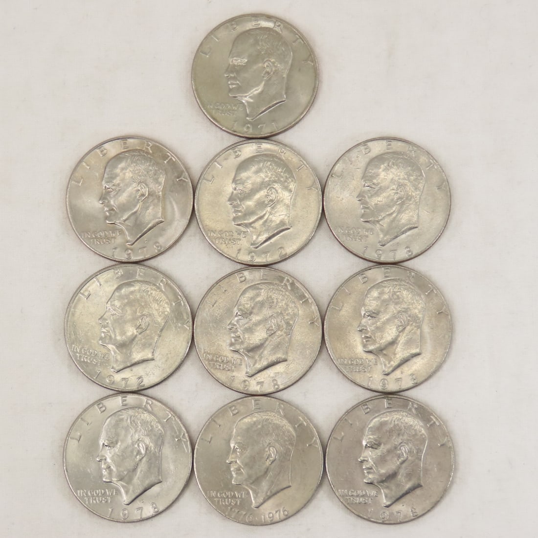100 Mixed Date Eisenhower Dollars - 14