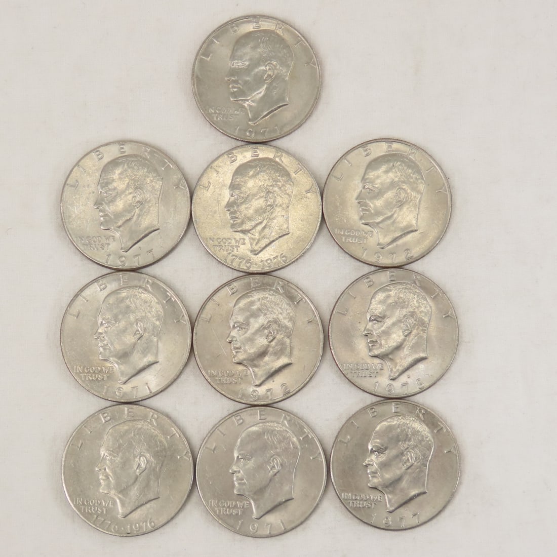 100 Mixed Date Eisenhower Dollars - 16