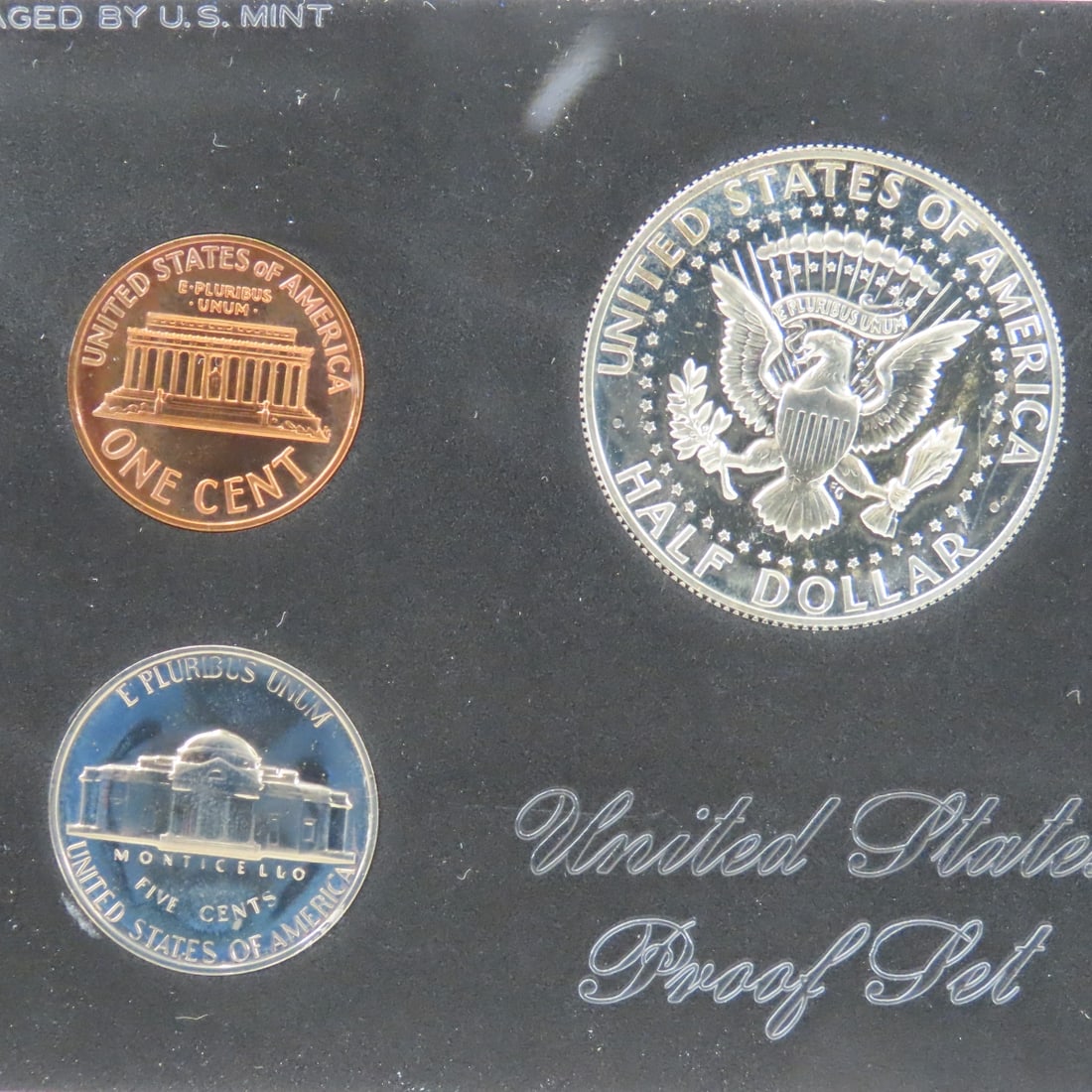 2 1968 & 2 1969 US Silver Proof Sets in boxes - 14