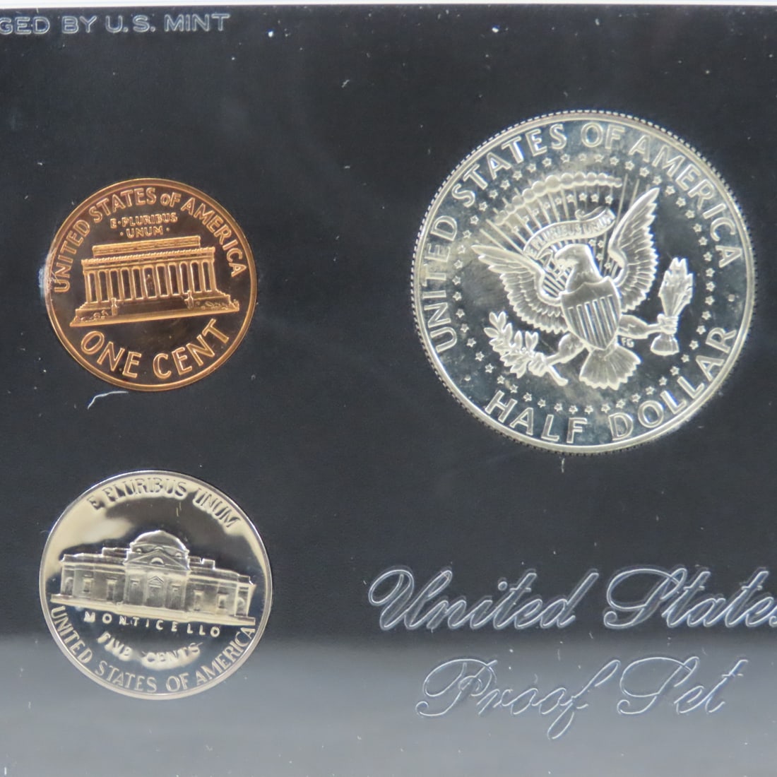 2 1968 & 2 1969 US Silver Proof Sets in boxes - 19