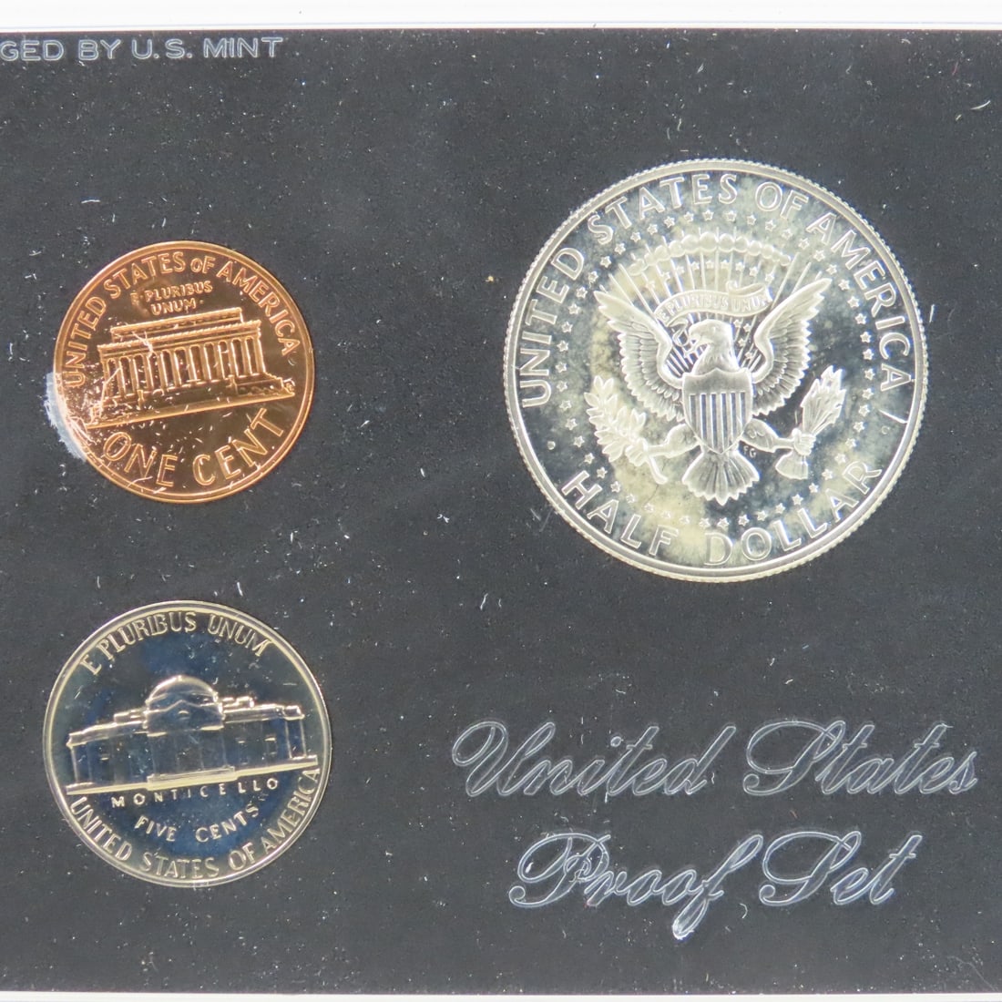 2 1968 & 2 1969 US Silver Proof Sets in boxes - 4