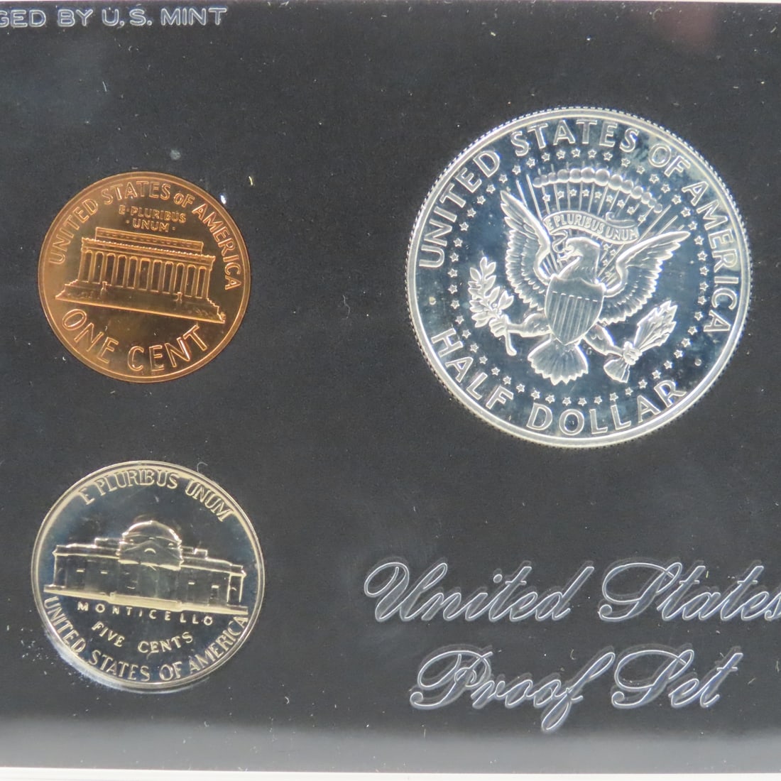 2 1968 & 2 1969 US Silver Proof Sets in boxes - 9