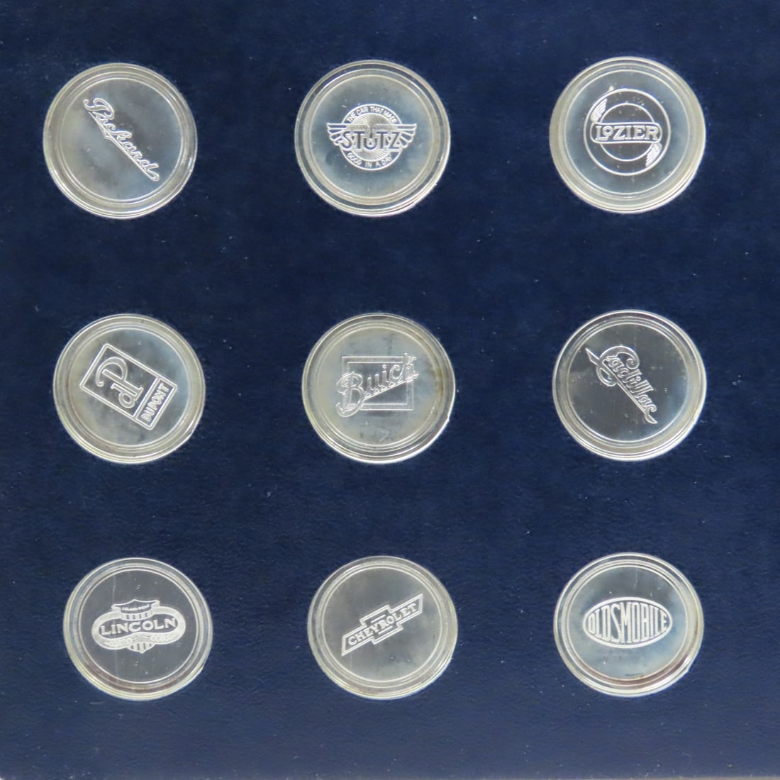 Franklin Mint Sterling Silver Antique Car Coins - 10