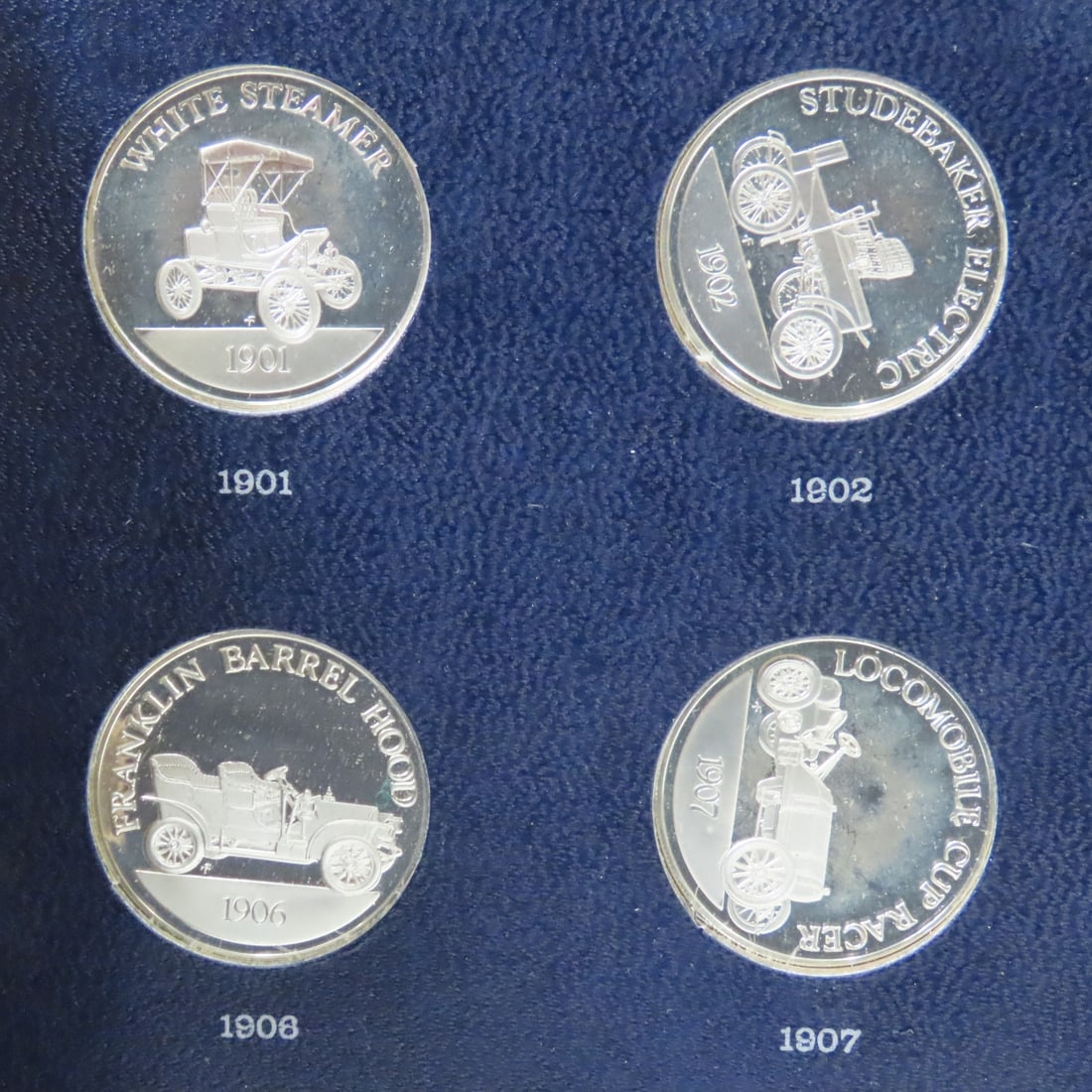 Franklin Mint Sterling Silver Antique Car Coins - 3