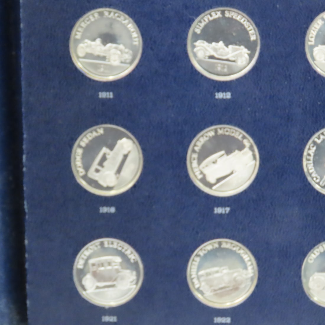 Franklin Mint Sterling Silver Antique Car Coins - 7