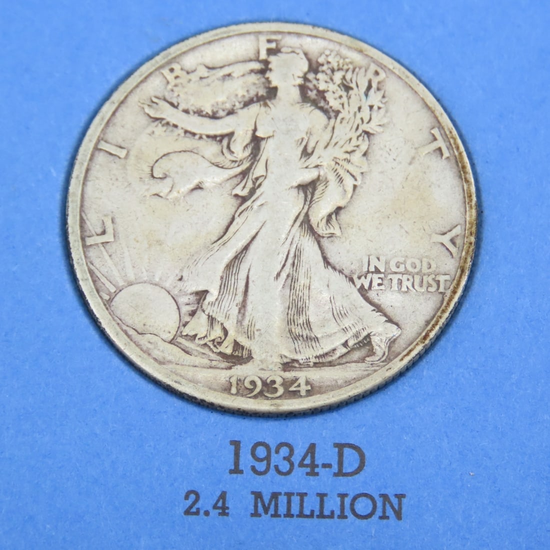 8 Walking Liberty Silver Half Dollars in books - 6