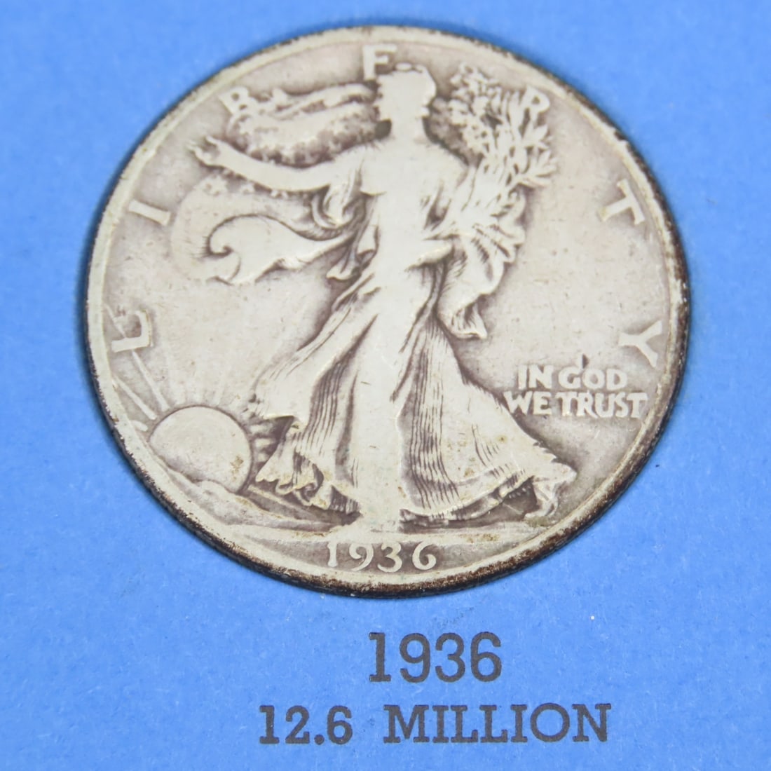 8 Walking Liberty Silver Half Dollars in books - 9