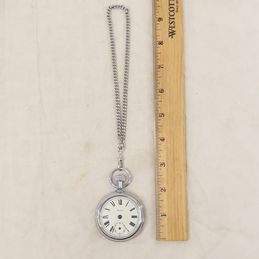 4 Pocket Watches & Hair Fob for Parts - 15