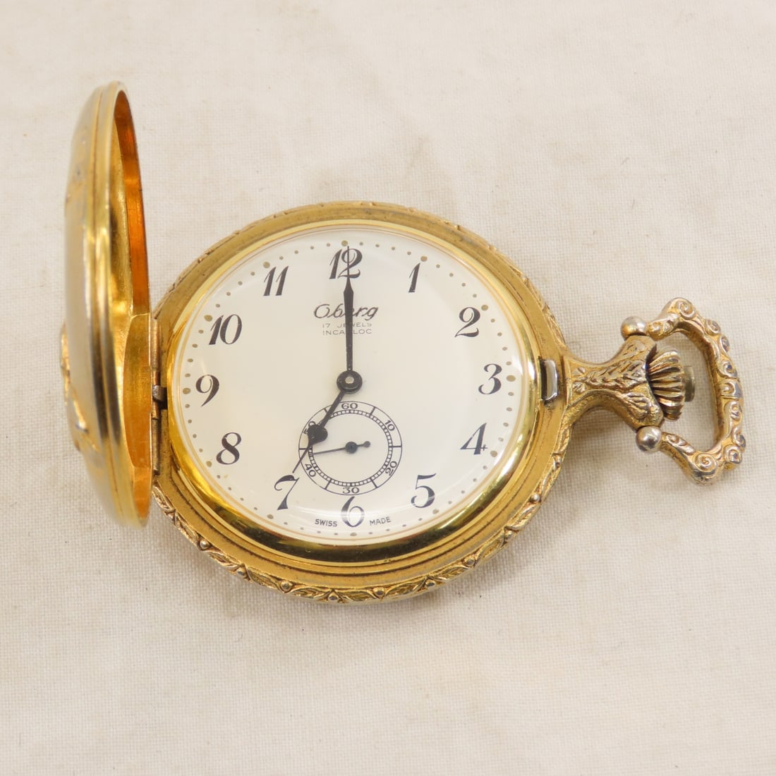 4 windup & 3 quartz pocket watches - 10