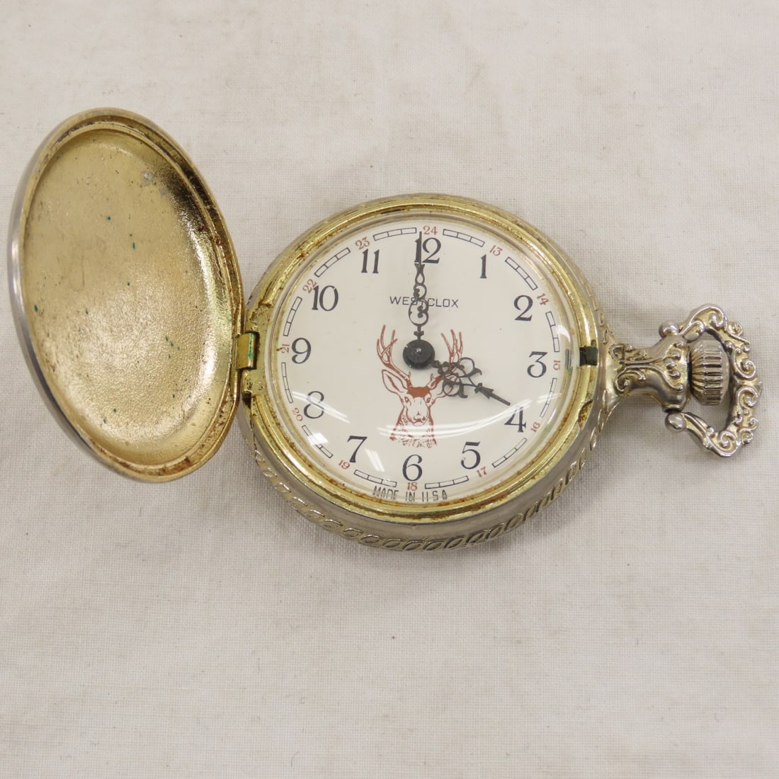 4 windup & 3 quartz pocket watches - 7