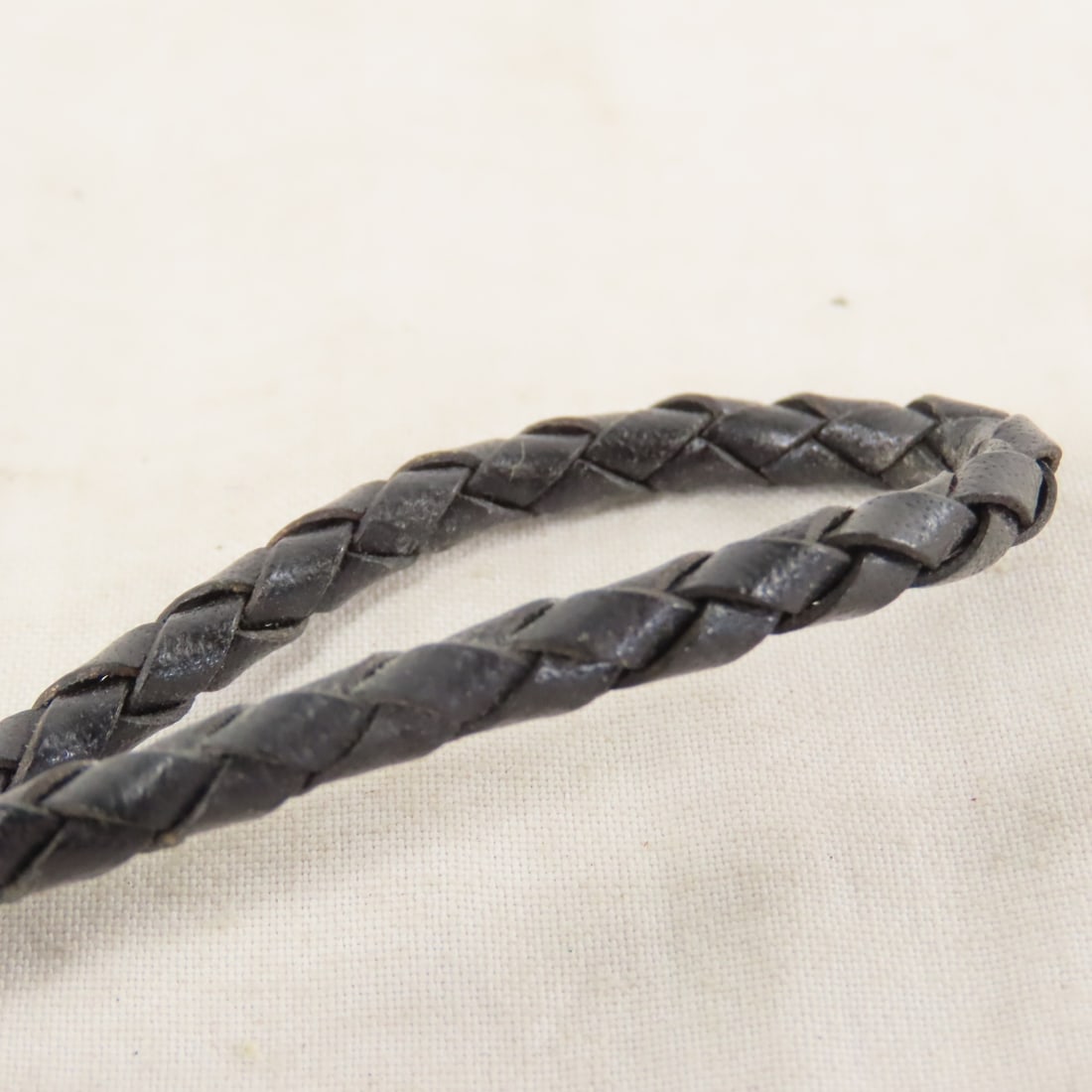 Signed Sterling Silver Turquoise Bolo Tie - 5