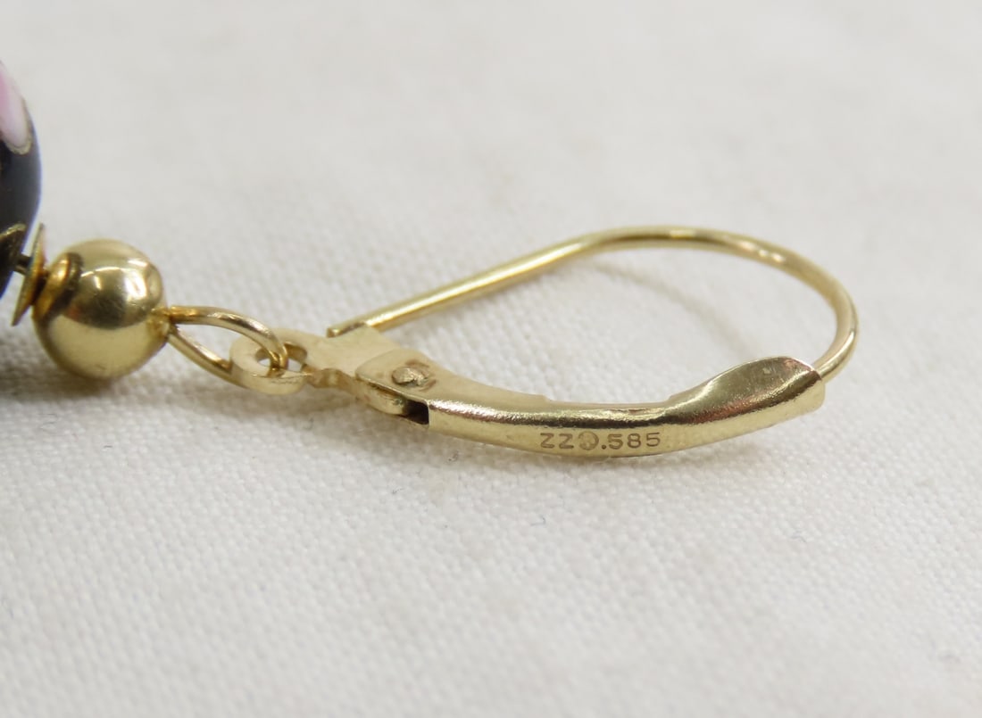 Amethyst & Gold Pendant, Cloisonne Earrings & More - 10