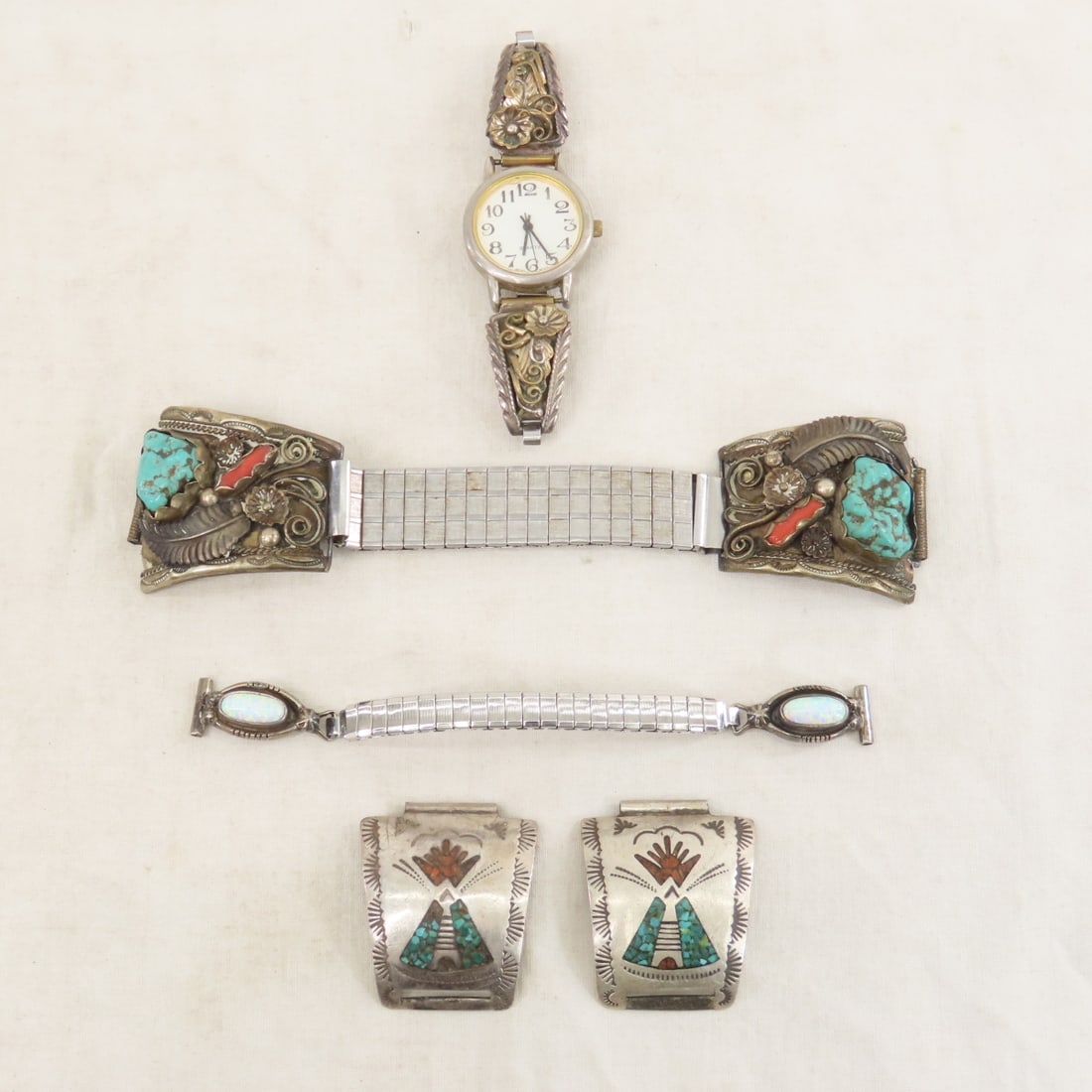 Sterling & Other Watch Bracelet Links (1 of 20)