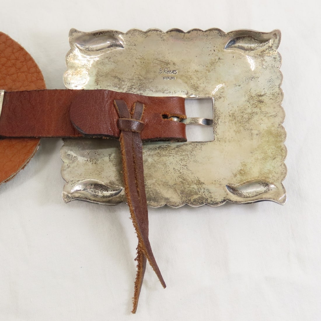 Gary Reeves Navajo Sterling Concho Belt - 5