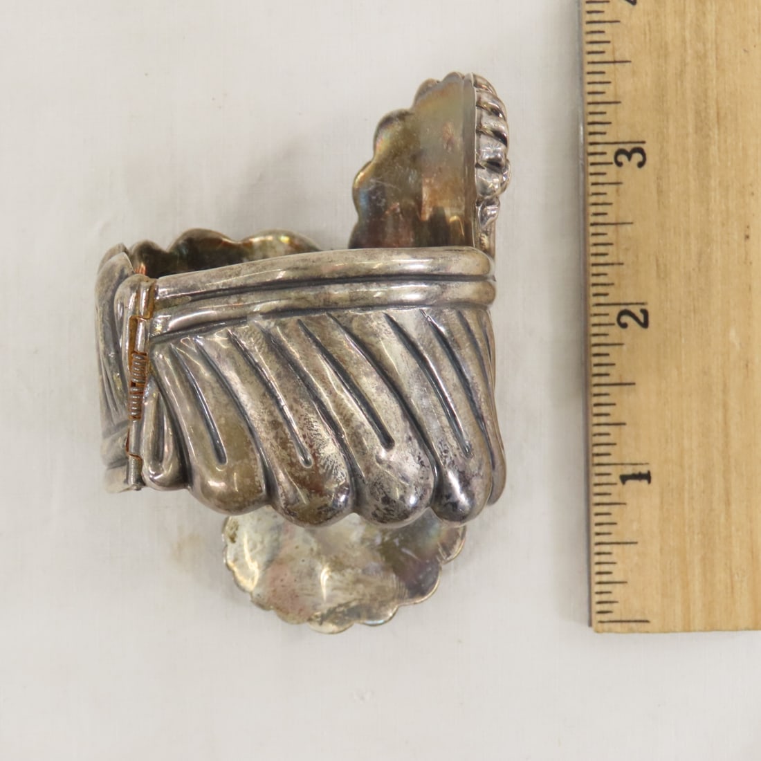 2 EDP Taxco, Mexico Sterling Silver Cuff Bracelets - 5