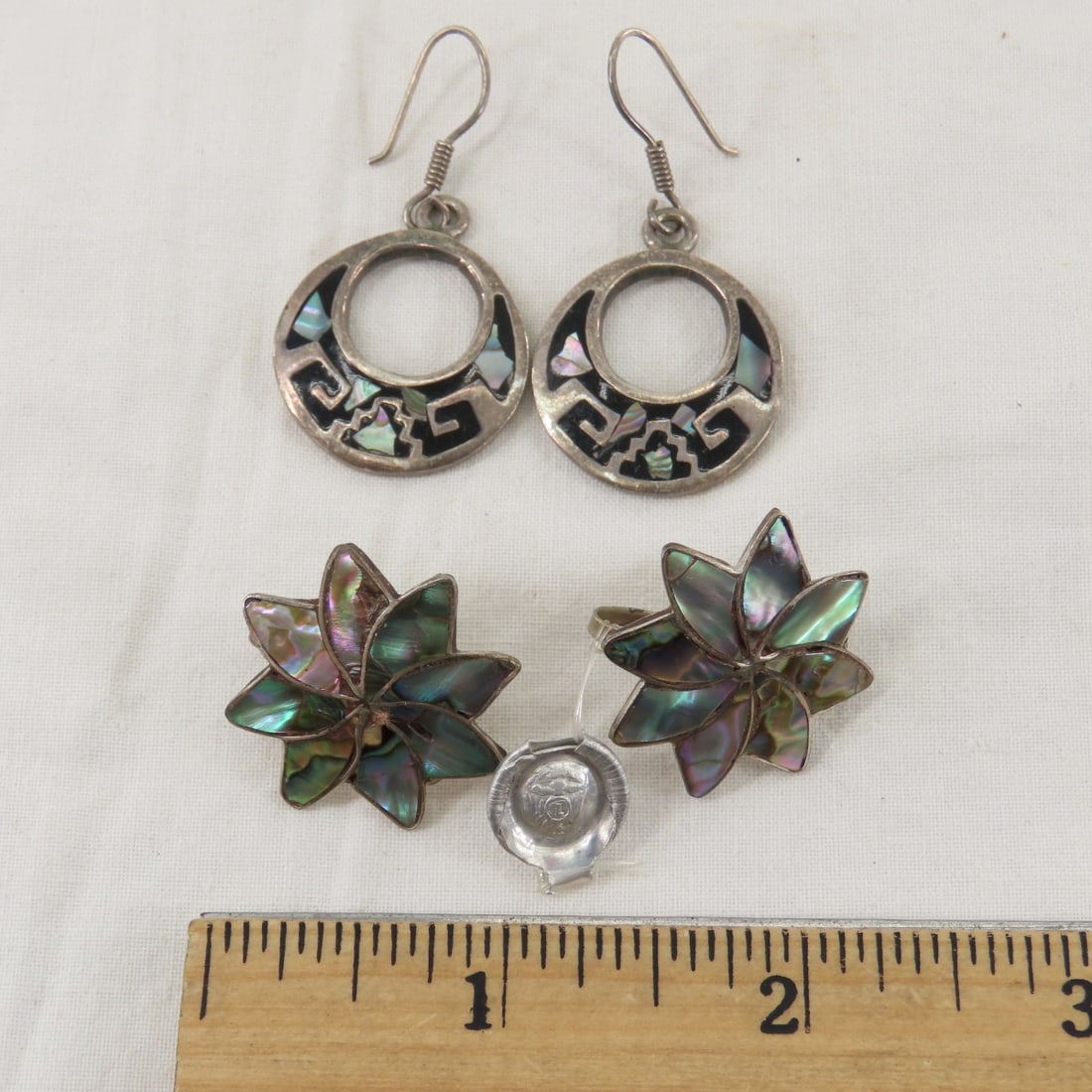 125+ grams Sterling Silver Mexico Jewelry - 11