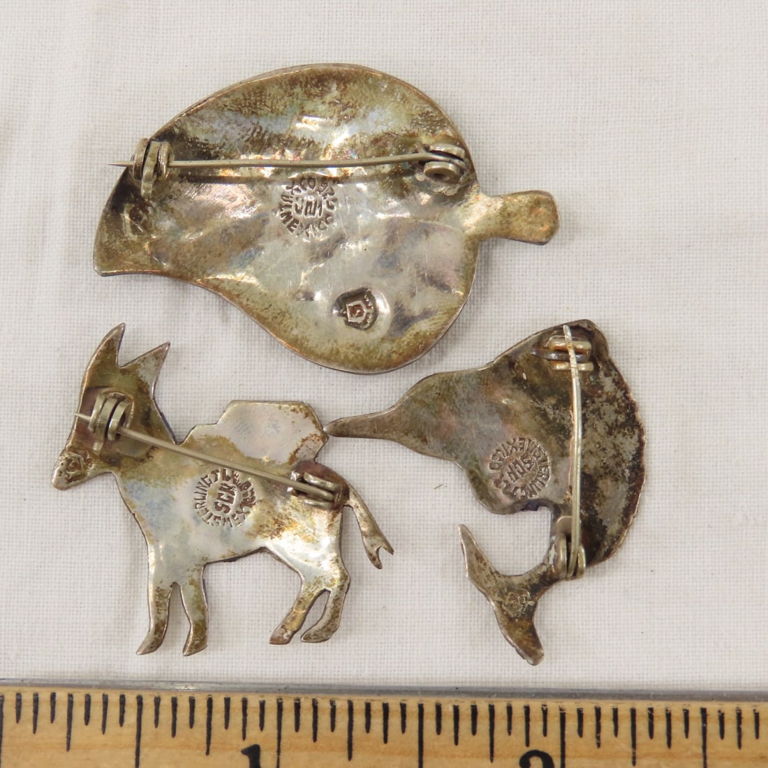 125+ grams Sterling Silver Mexico Jewelry - 7