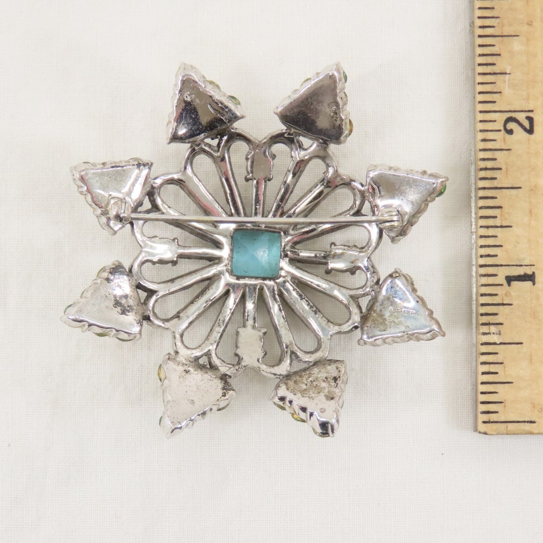 Sterling Silver Brooch & Vermeil Bee Brooch 48.1g - 3