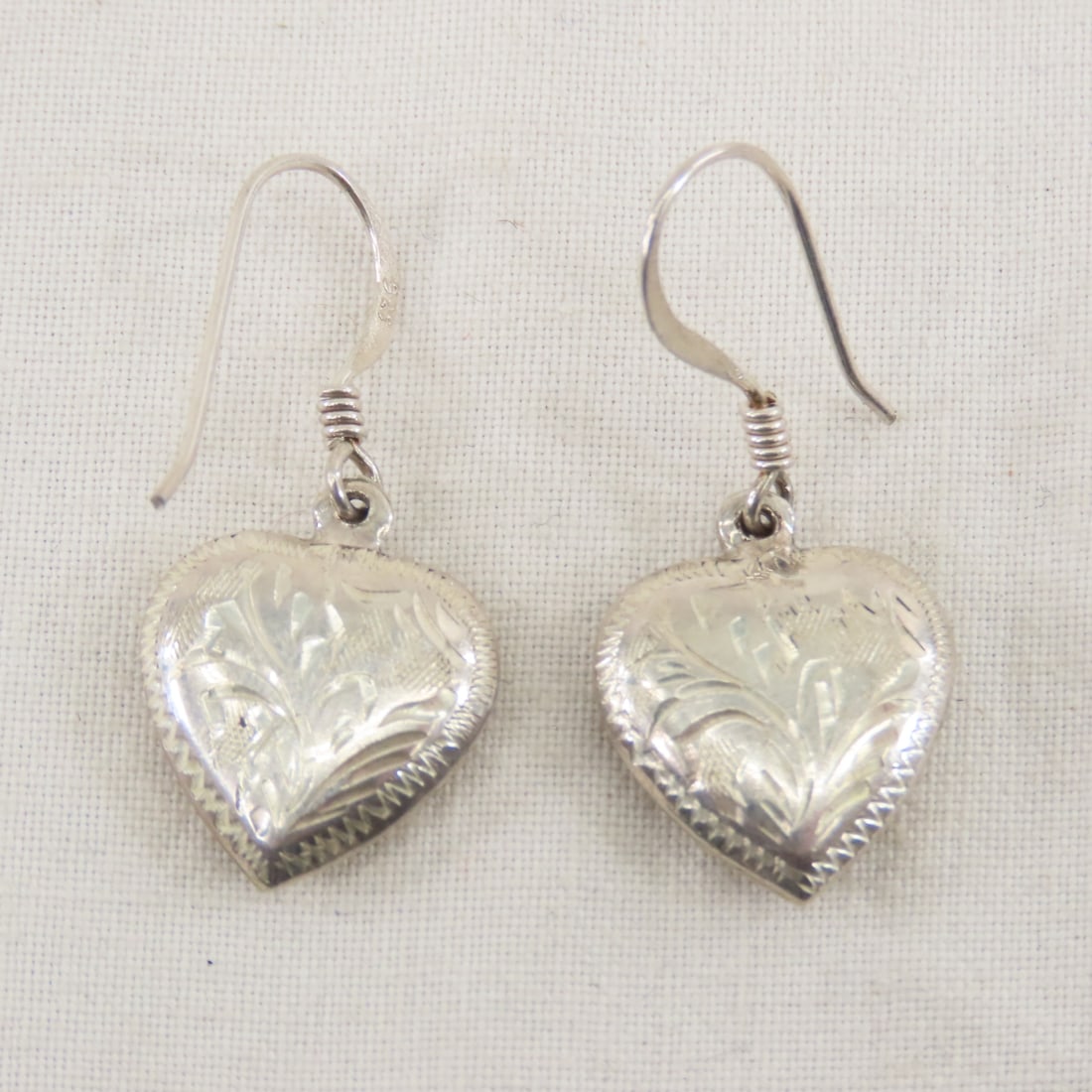 Vintage Sterling Silver Heart Jewelry 81+ grams - 19