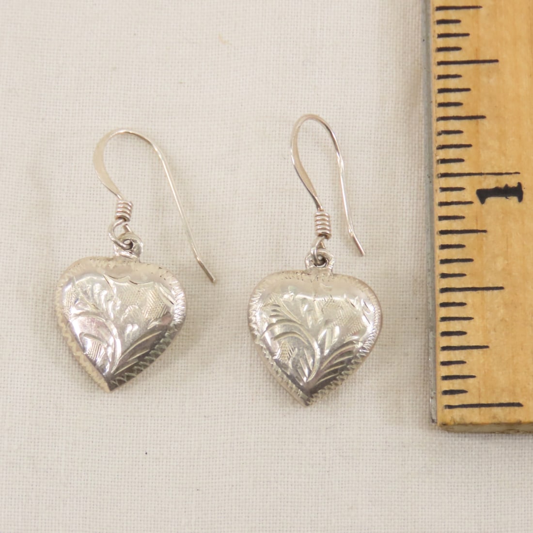 Vintage Sterling Silver Heart Jewelry 81+ grams - 20